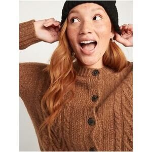 Old Navy Cable Knit Button Front Cardigan size 4X EUC